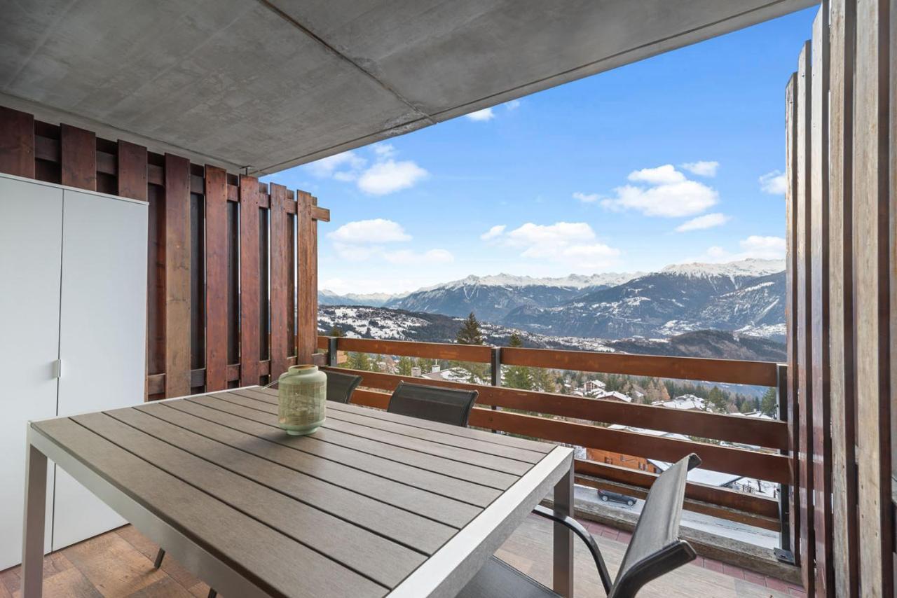 Chaleureux Studio A Anzere, Accessible A Ski, Proche De Tout ภายนอก รูปภาพ