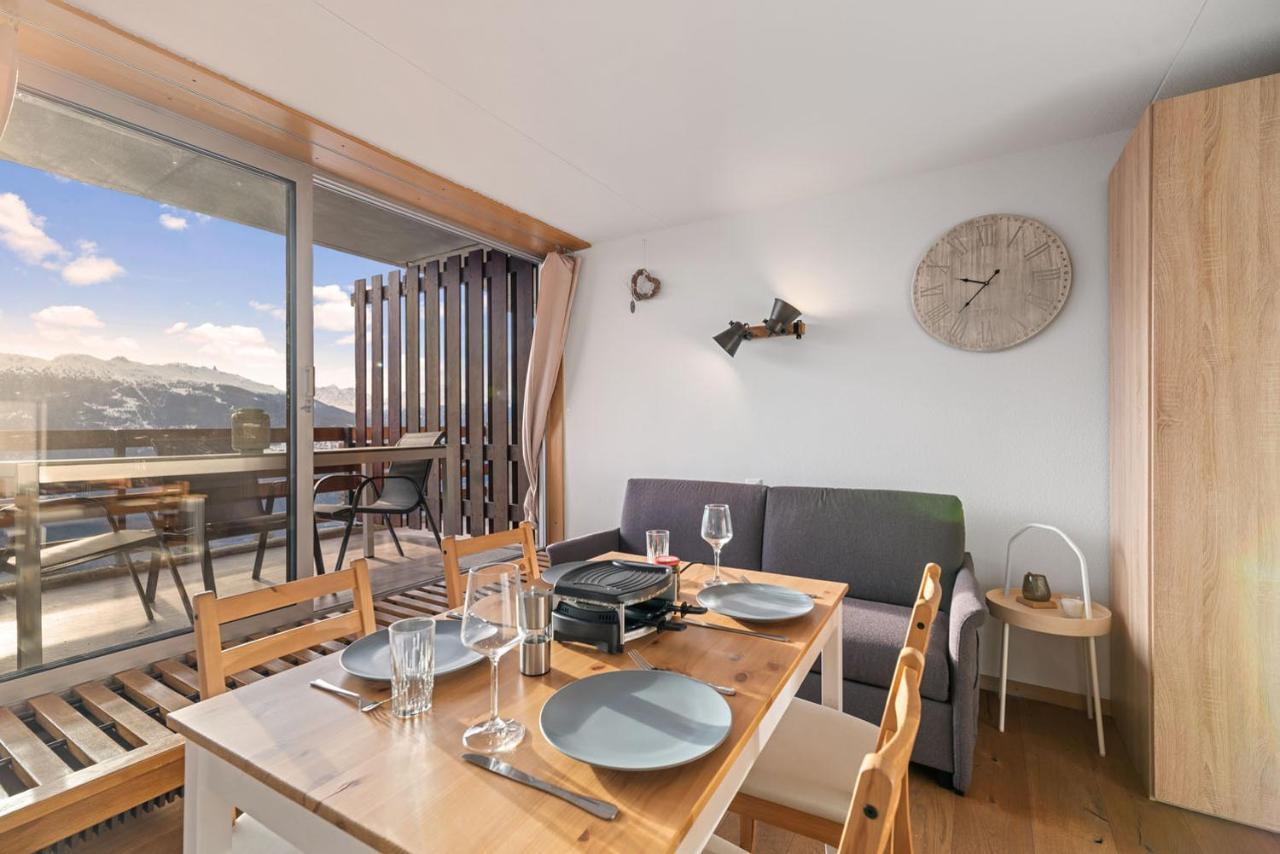 Chaleureux Studio A Anzere, Accessible A Ski, Proche De Tout ภายนอก รูปภาพ